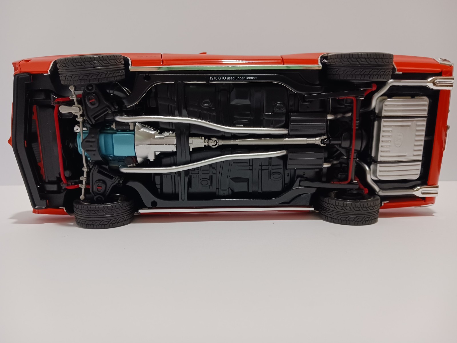 1:18 1970 PONTIAC GTO “THE PROSECUTOR” STREET FIGHTER in CAROUSEL RED, by ACME
