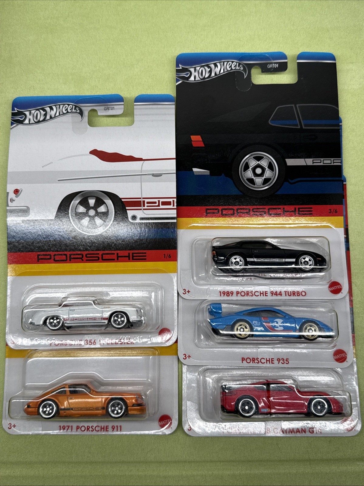 Hot wheels Porsche Series 2024 full set x 5 Cayman 356 935 911 944 718 new