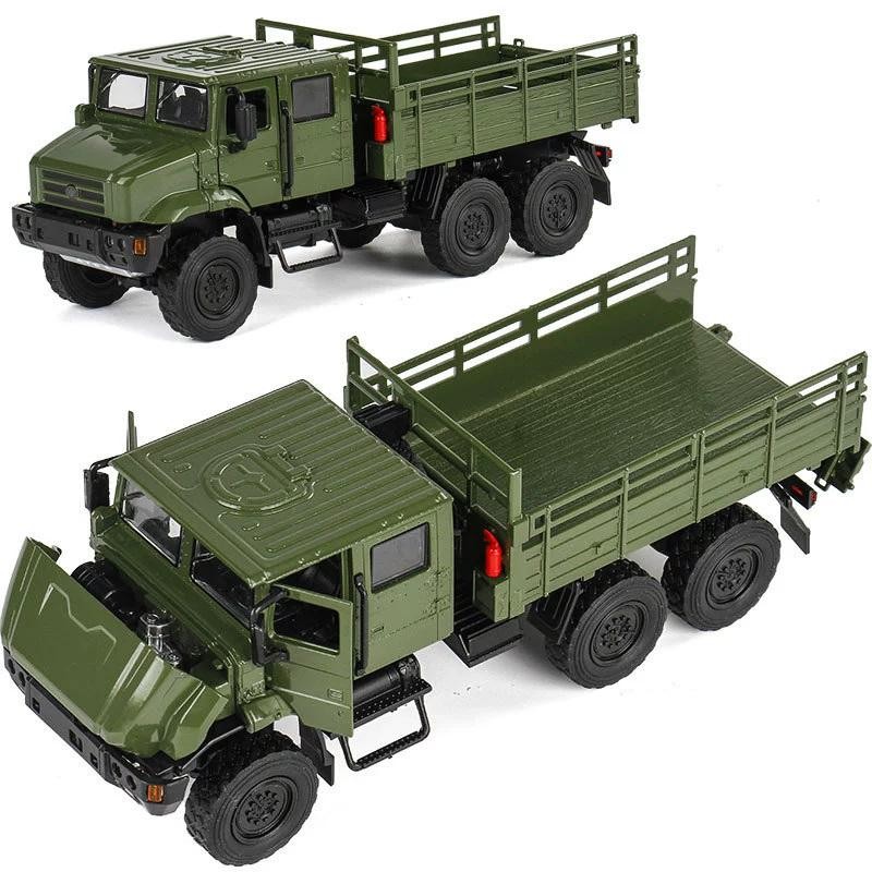1:32 CA30 CA10 Diecast Tactical Truck Military Model with Sound & Light Toy