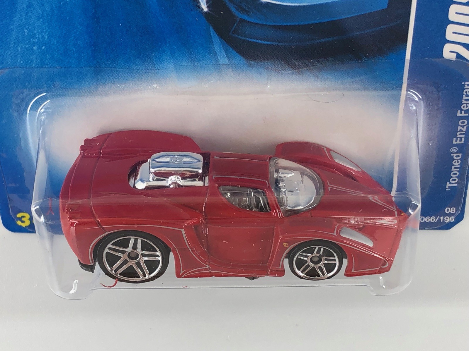 Hot Wheels ‘Tooned Enzo Ferrari Red 2008 All Stars 66/196
