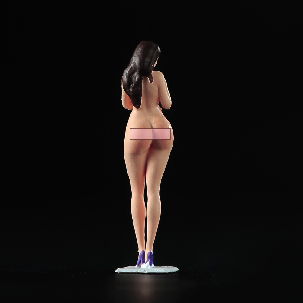 Mini Resin 1:64 Painted Beauty Sexy Girl Doll Figure Miniature Model Fit Car Toy