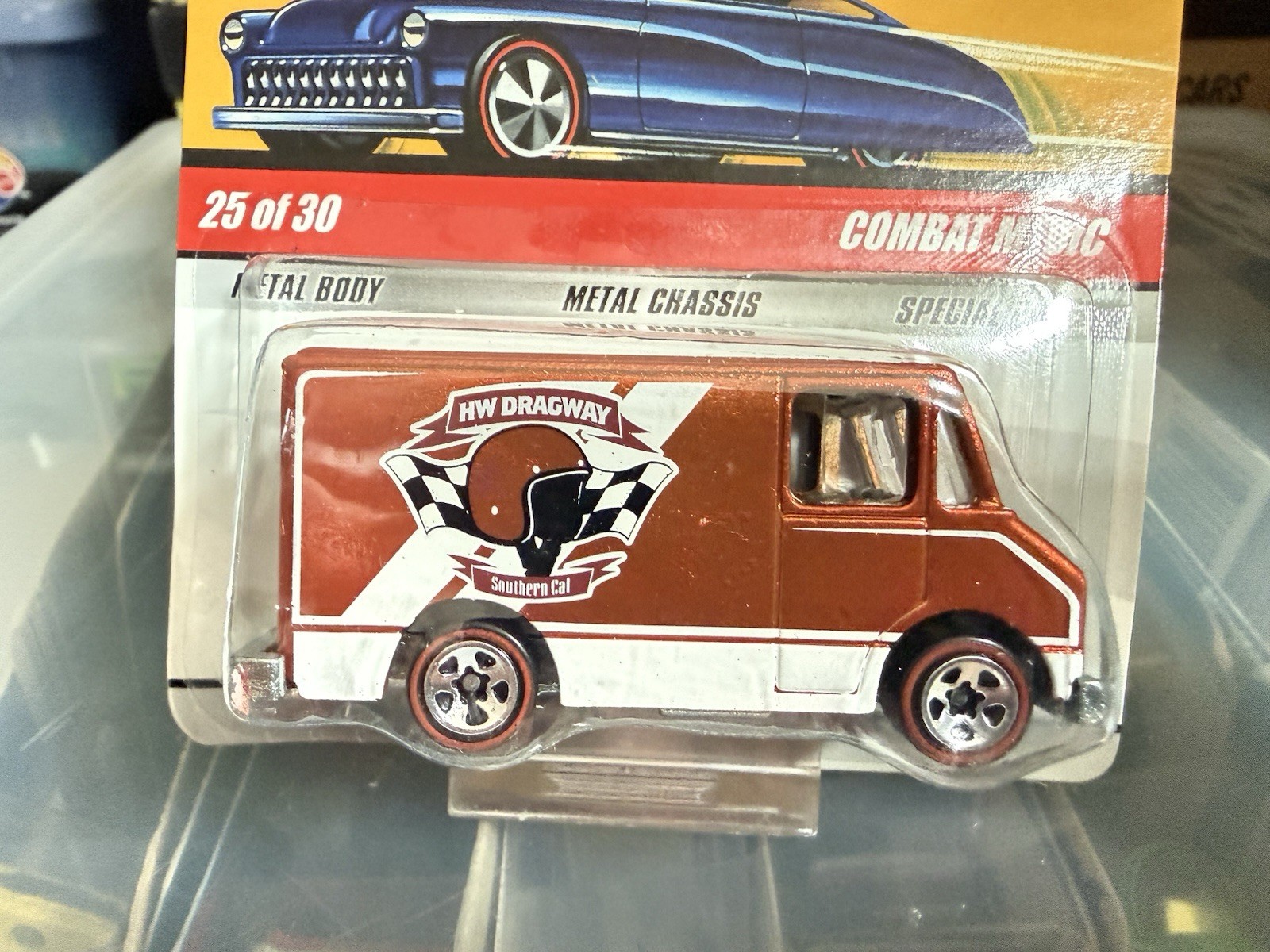 Hot Wheels Classics Series 5 – Combat Medic, Orange, non mint card