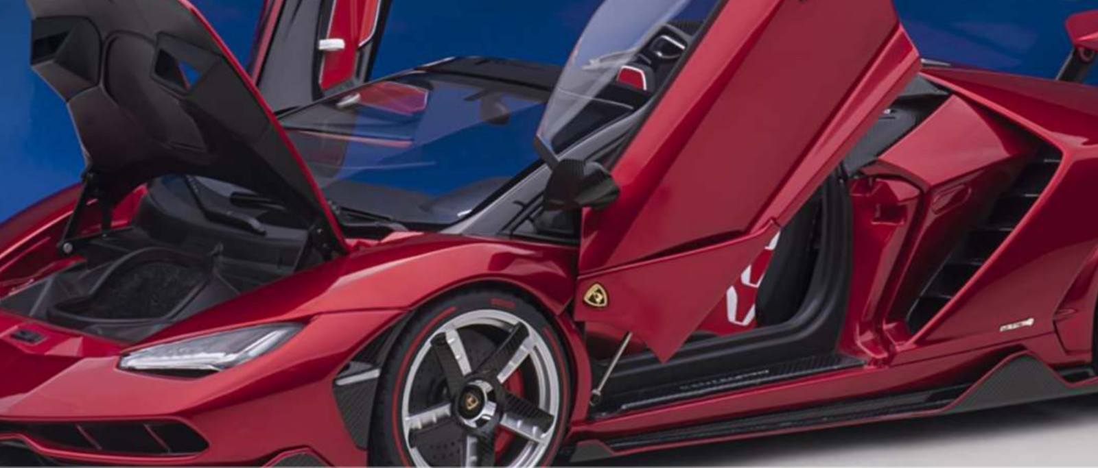 Lamborghini 1:18 Race Car 12 Classic Custom Concept Promo 24 Carousel Red