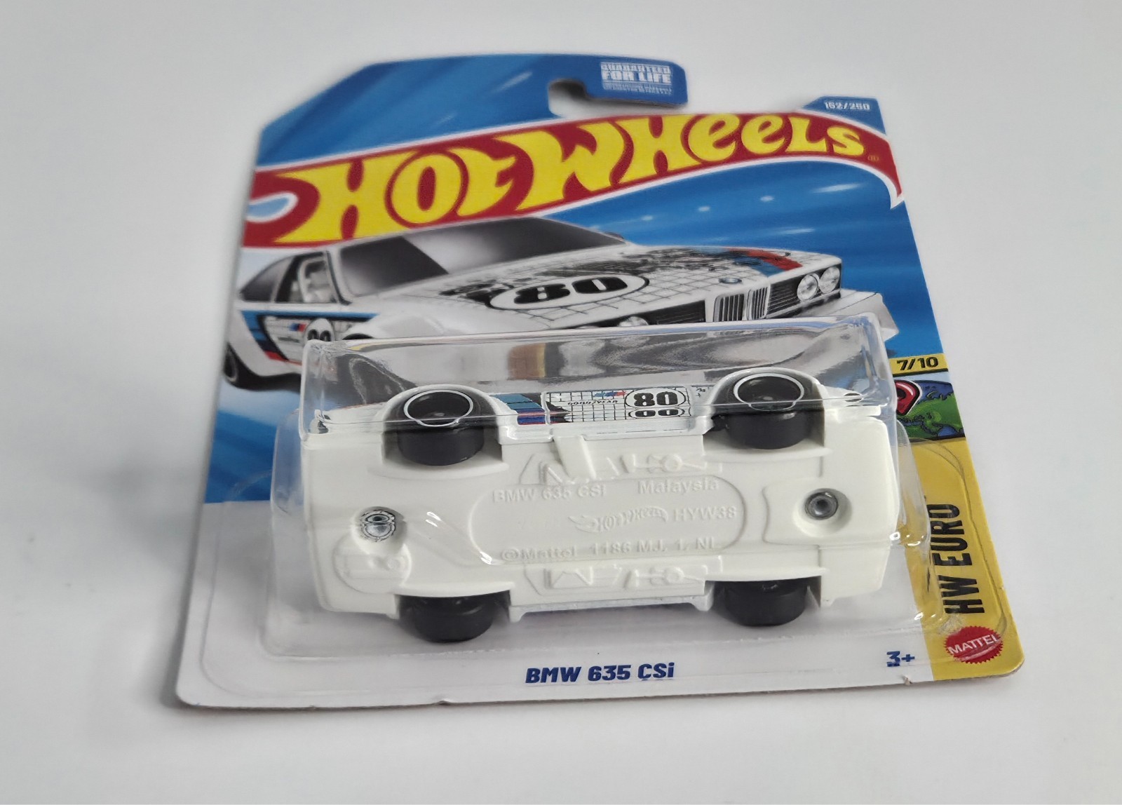 BMW 635 CSi 152/250 JJK00 Hot Wheels 2026 HW Euro 7/10 white