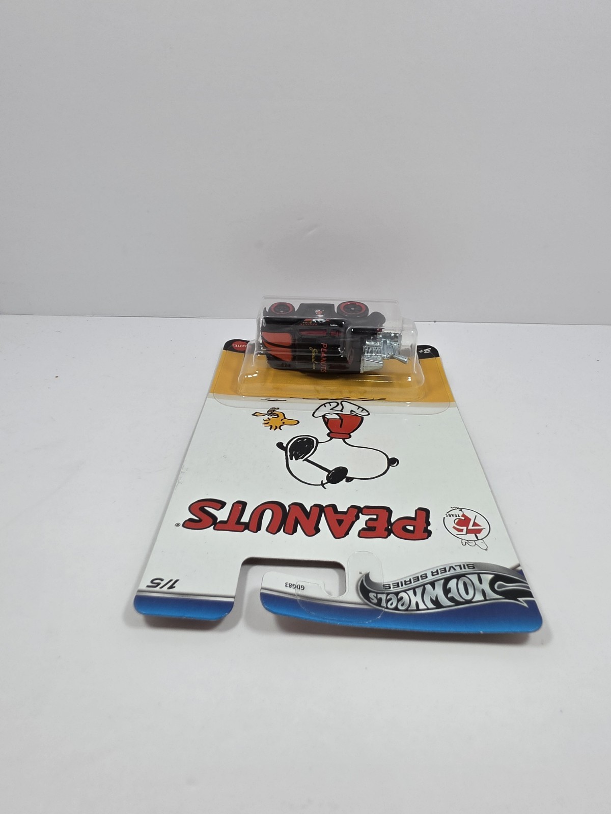 Hot Wheels Silver Series Peanuts Volkswagen Beetle Black/Red 1:64 Diecast Car