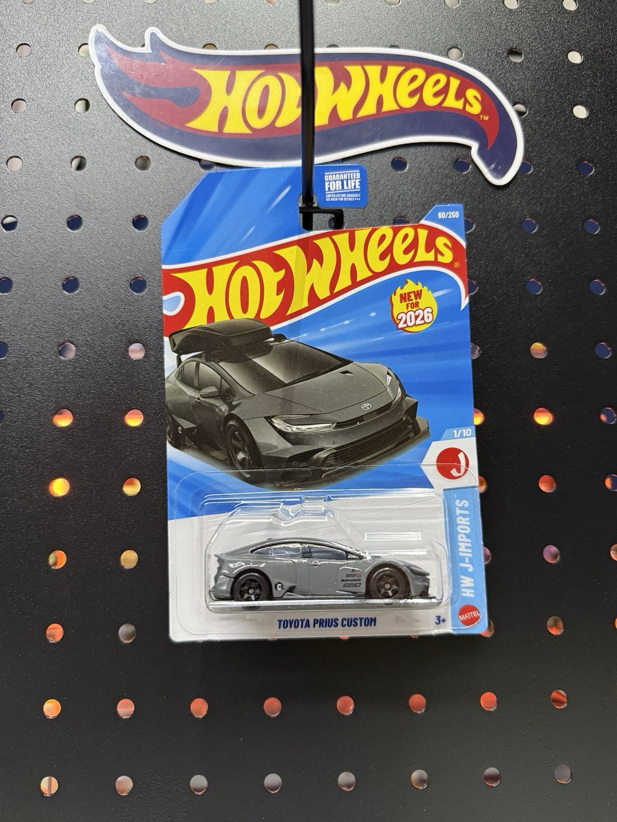 🔥🏁2026 Dollar Tree Exclusive Hot Wheels HW J-Imports Toyota Prius Gray 🔥🏁