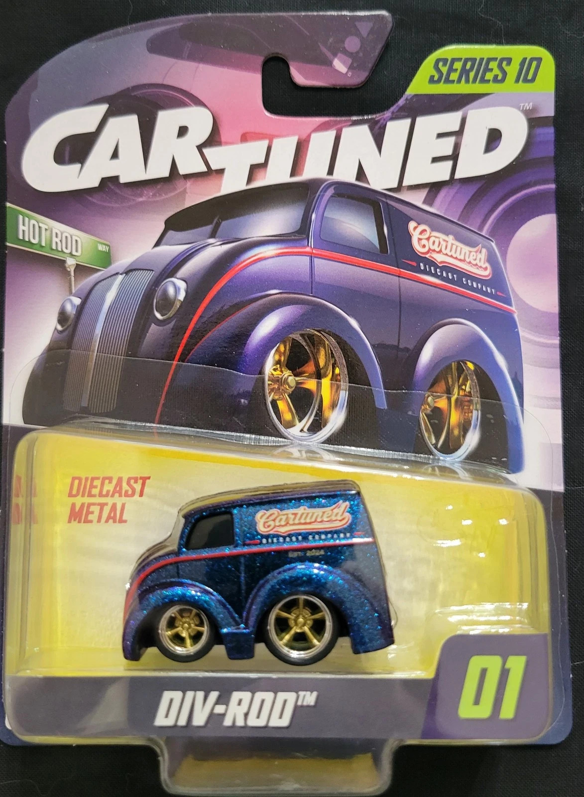 Car Tuned Series 10 Hot Rod Way Div-Rod #01 Blue Metallic 2026 CARTUNED NEW