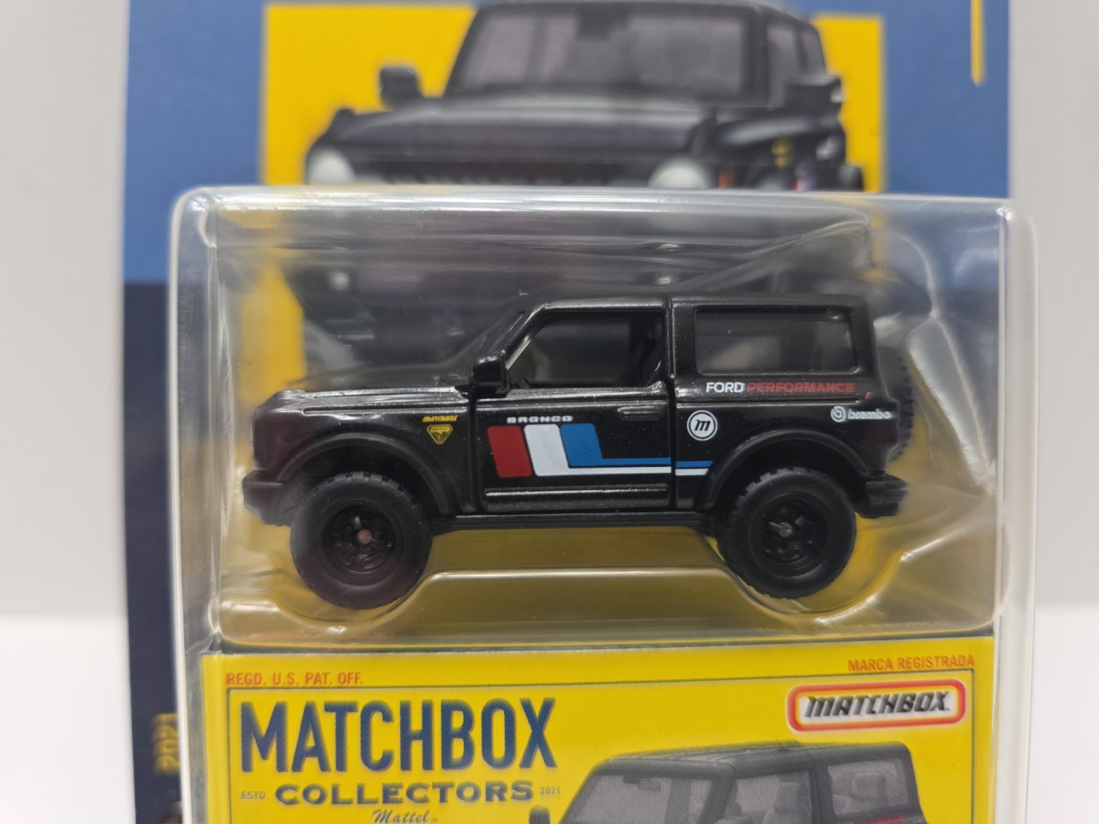 2022 MATCHBOX COLLECTORS 14/20 2021 FORD BRONCO BLACK