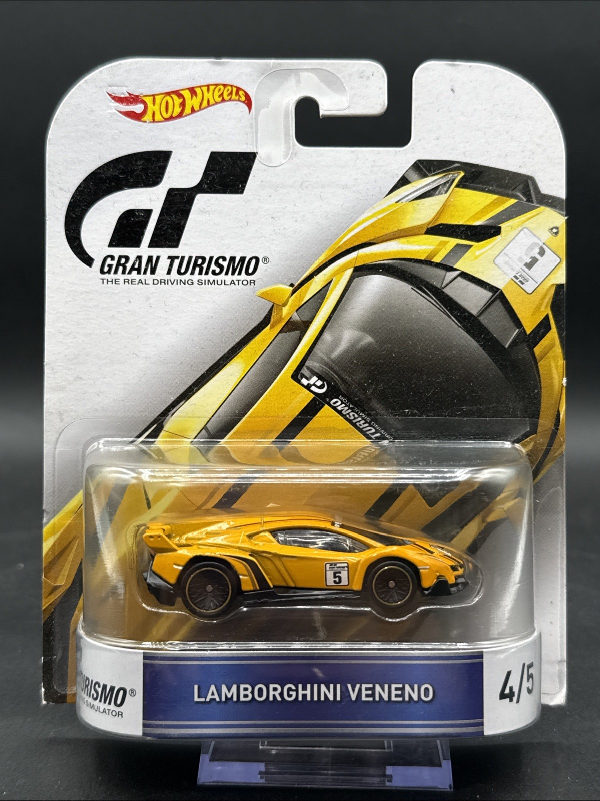 2016 Hot Wheels Premium LAMBORCHINI VENENO yellow 4/5 GRAN TURISMO real driving