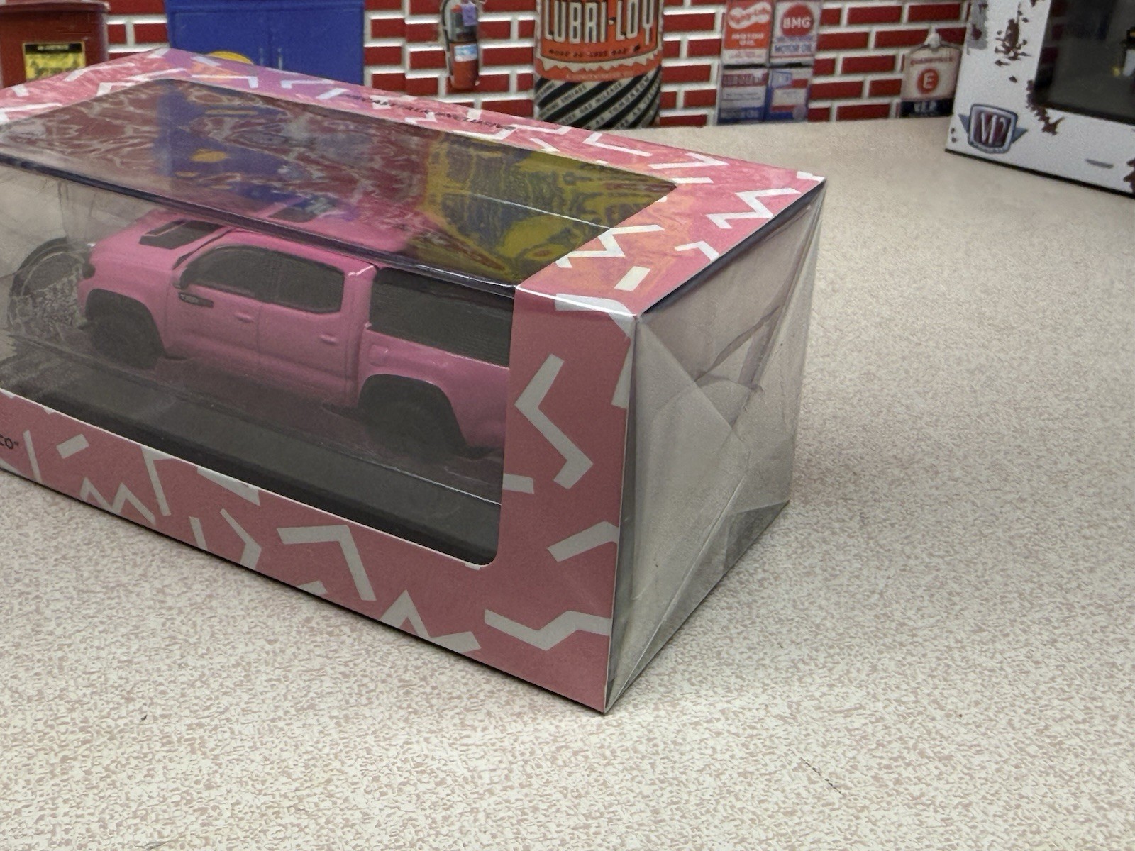 1/64 DiecastTalk Exclusive GCD Toyota Tacoma TRD PRO Pink Taco 1.0 New
