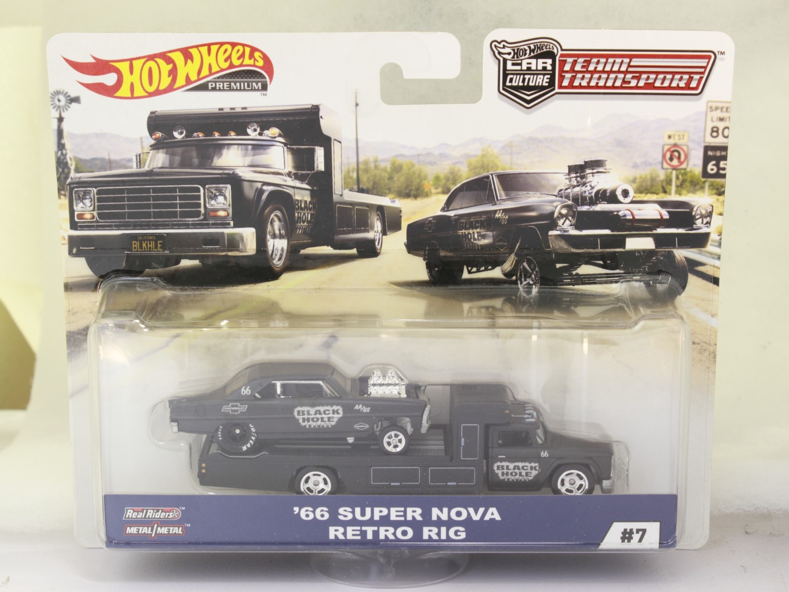 Hot Wheels Premium Car Culture Team Transport ’66 Super Nova & Retro Rig #7