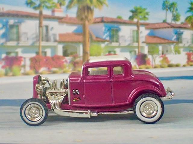 American Graffiti 1932 Ford Flathead 3.6L V8 Deuce Coupe 1/64 Scale Ltd Edit II