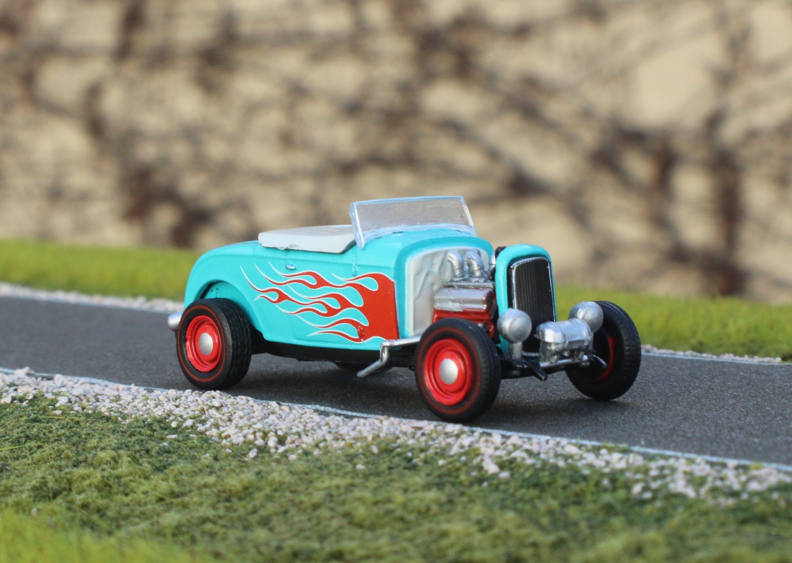 Castline 1/64 M2 Machines Custom 1932 Ford Roadster Rat Rod Hot Rod R88