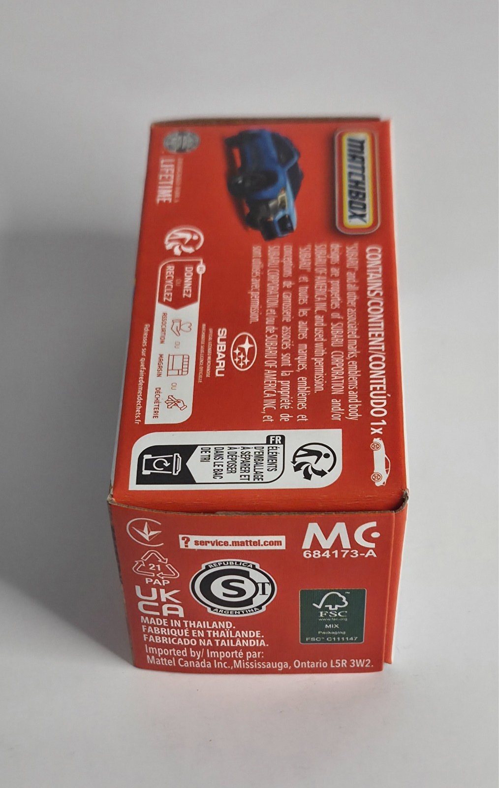 2023 Subaru Outback Wilderness 99/125 Matchbox 2026 POWER GRABS JHP96 NEW 2026