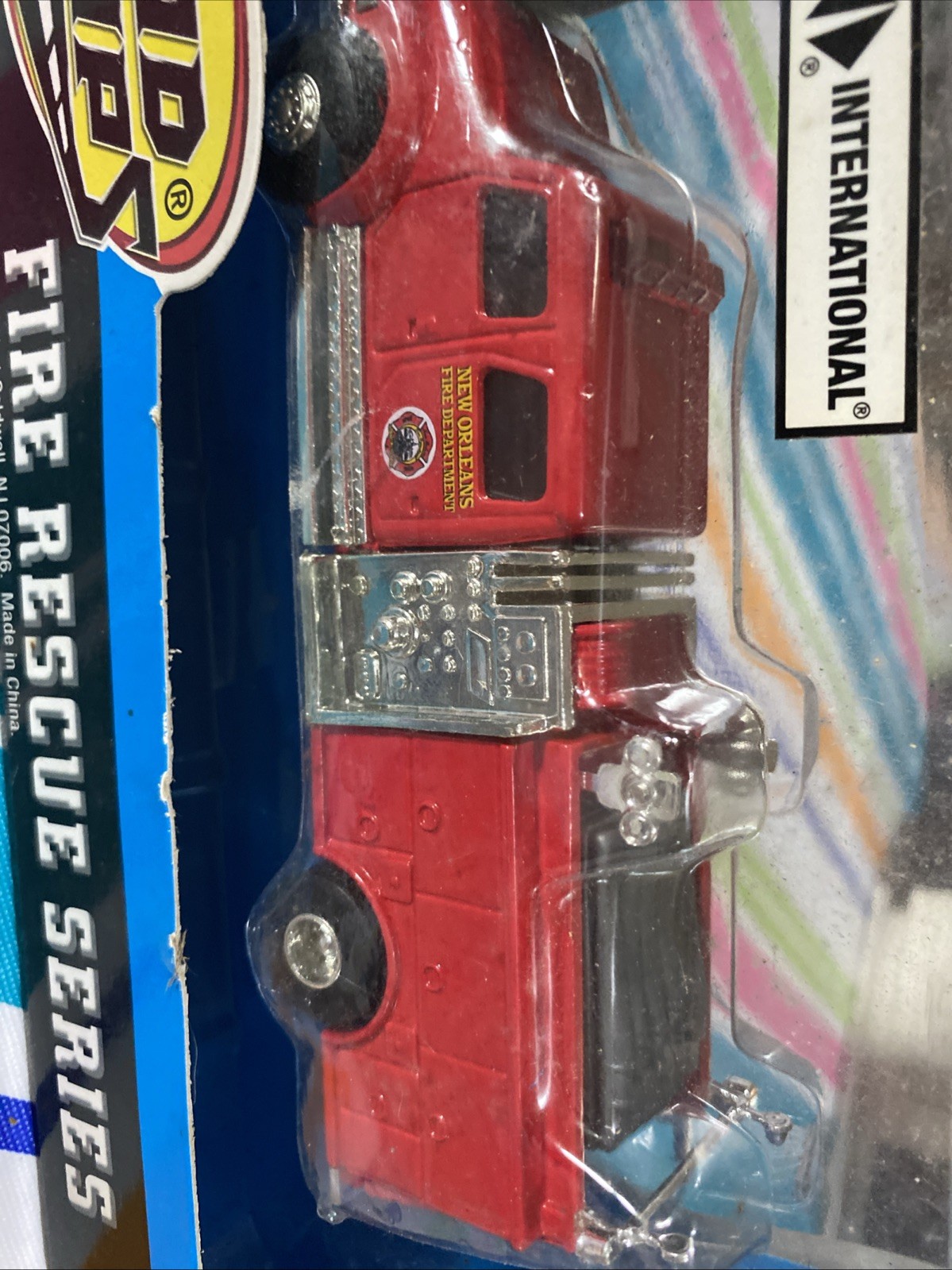 Road Champs Die Cast 1998 Fire Department Pumper Truck Ships Free!