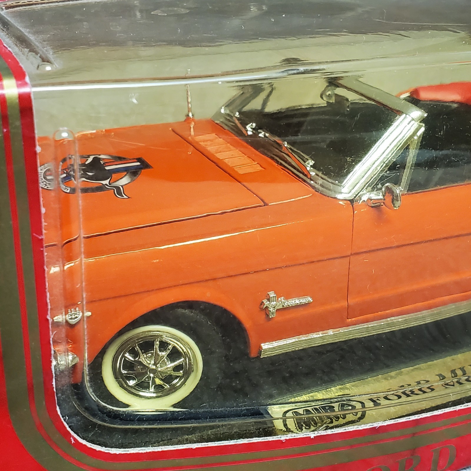1964 1/2 Mira Golden Line Diecast Ford Mustang Convertible 1:18 NOS In Box