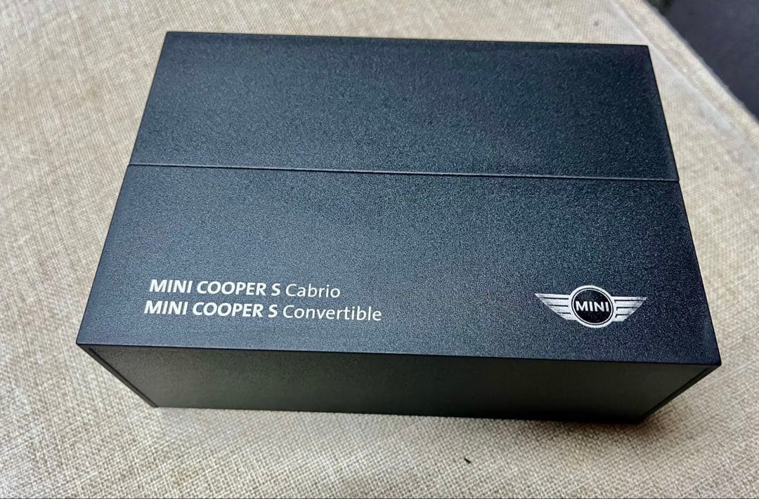 BMW MINI Cooper S Convertible 1/43 Black Miniature Car with Box
