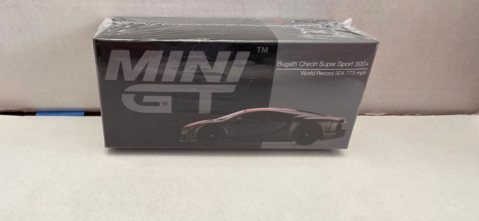 Mini GT 1/64 Bugatti Chiron Super Sport 300+ World Record Carbon(B4)
