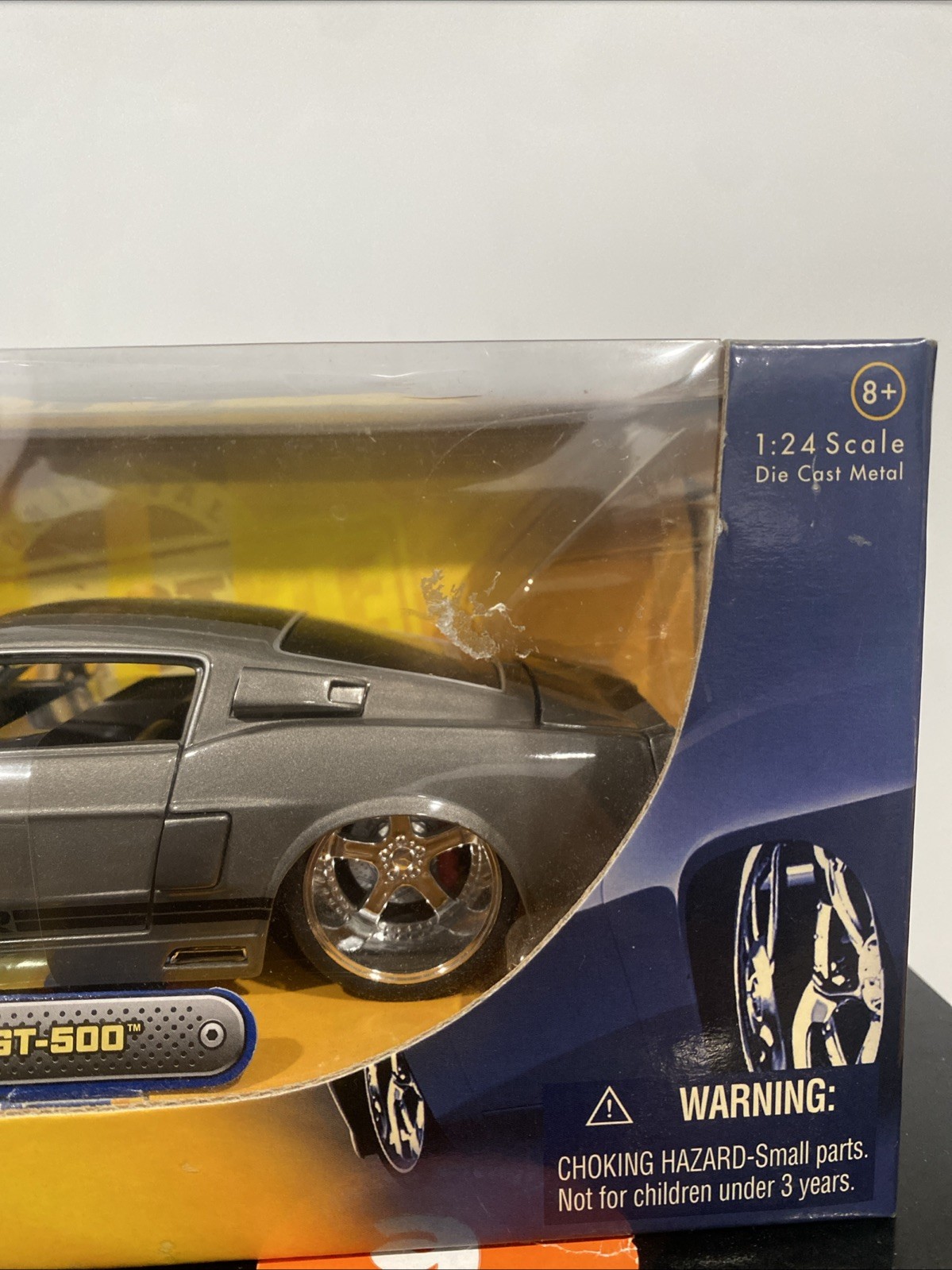 RARE Jada Toys Bigtime Muscle – Shelby GT-500 Hard Top Grey