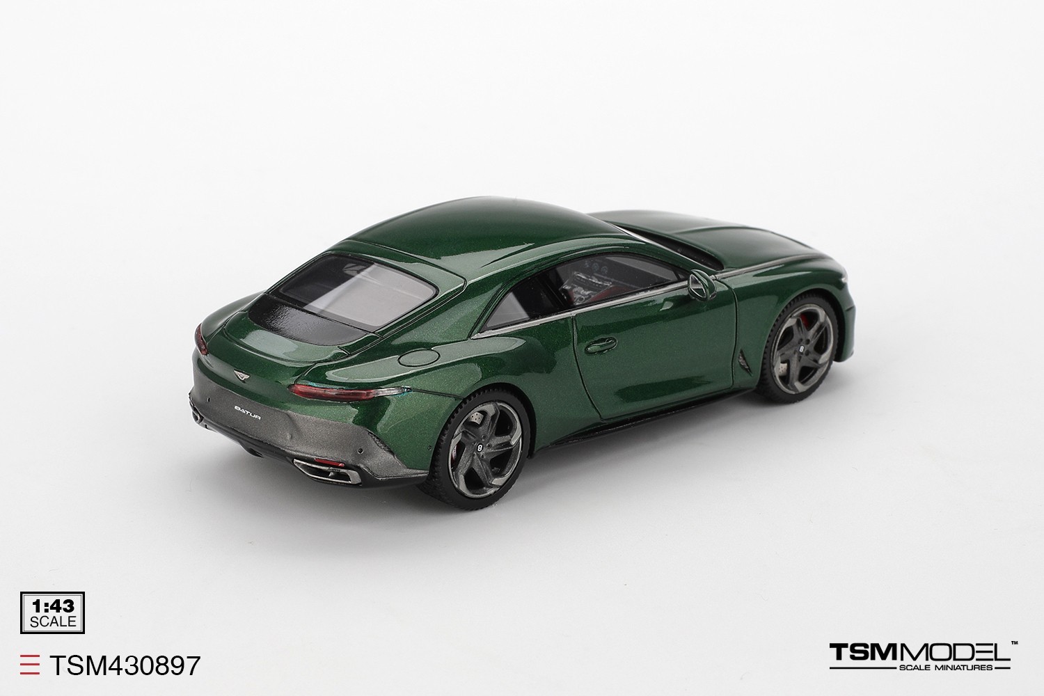 TSM430897 TSM-Model: 1/43 Bentley Batur Mulliner Coach Builder Scarab Green 2023