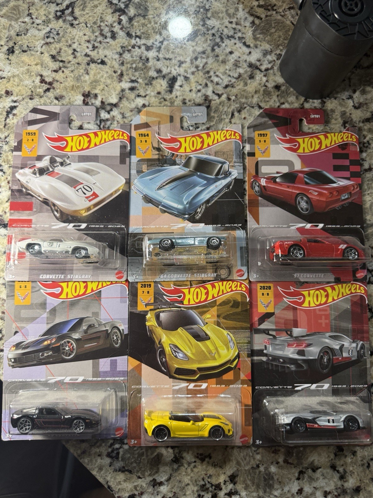 Hotwheels Corvette Set 6/8