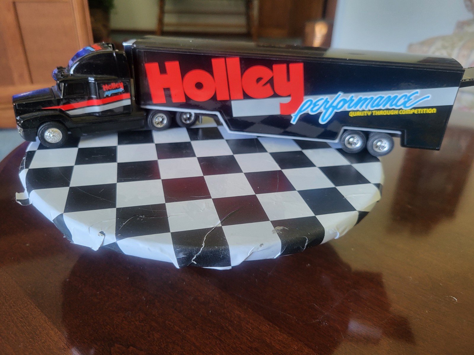 ERTL Customized 1993 Limited Edn 1/64 HOLLEY PERFORMANCE RACING Transporter MiB