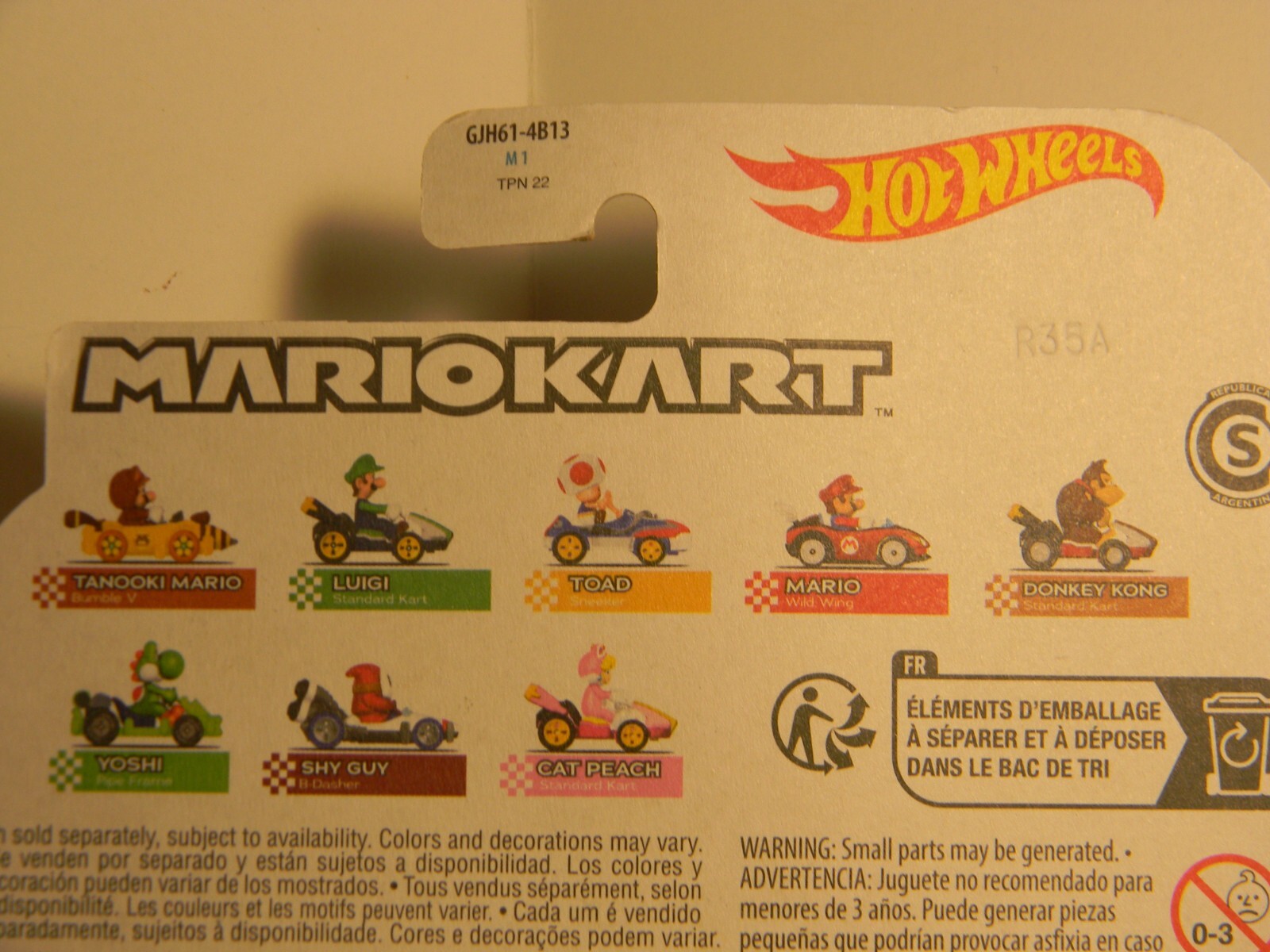 Hot Wheels, Mariokart, 1:64, “Shy Guy” ‘B-Dasher’, New, Unopened Package