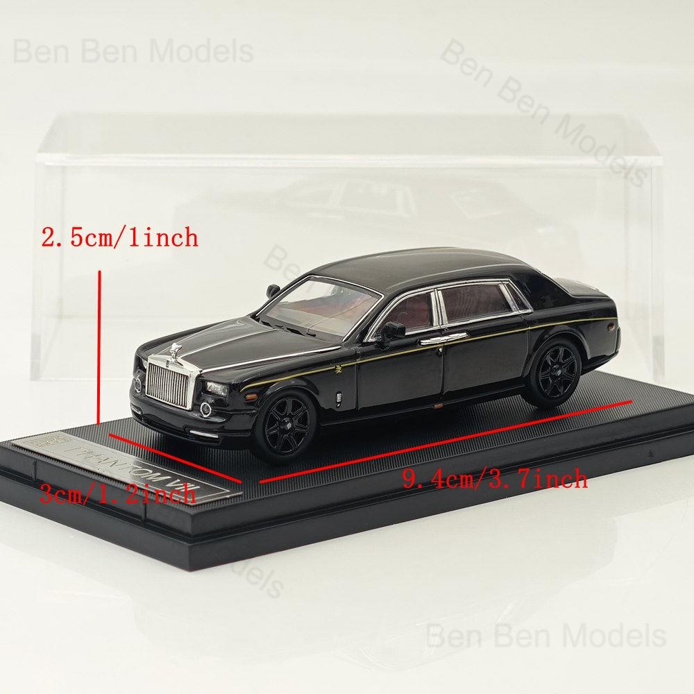 SW 1:64 Rolls-Royce Phantom VII 7 Luxury Sedan Sports Model Diecast Metal Car