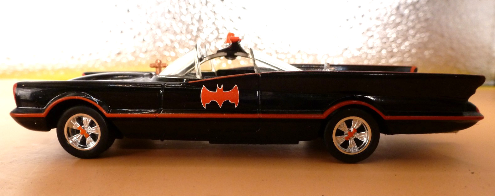 Mattel Batman Diecast Batmobile w/Hitch & Display Box For Promotional Use Only