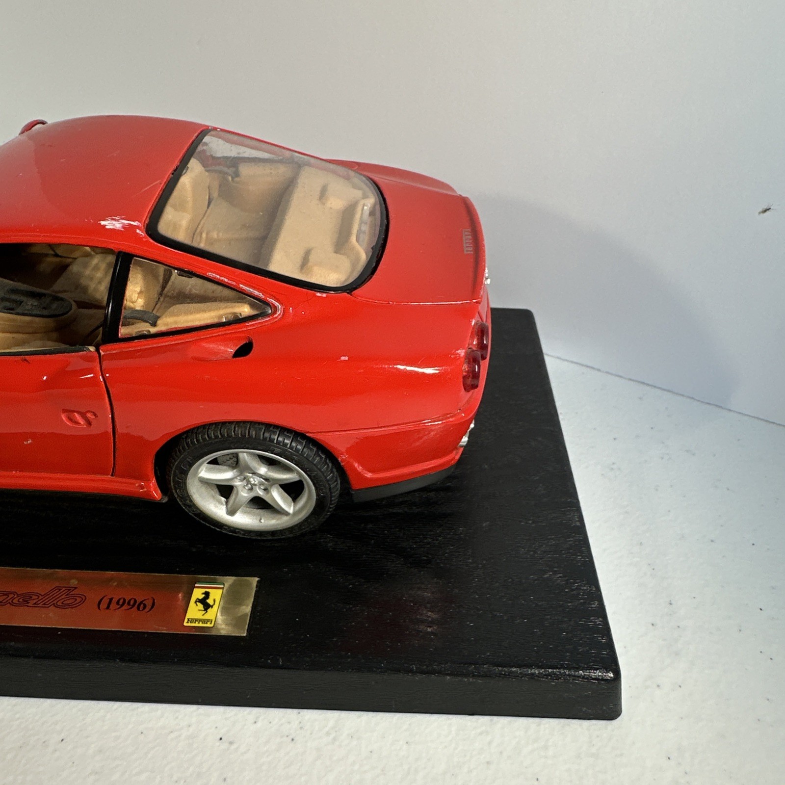 Maisto Ferrari 550 Maranello Red Die Cast Model Car 1:18 Scale No Box As Is Cond