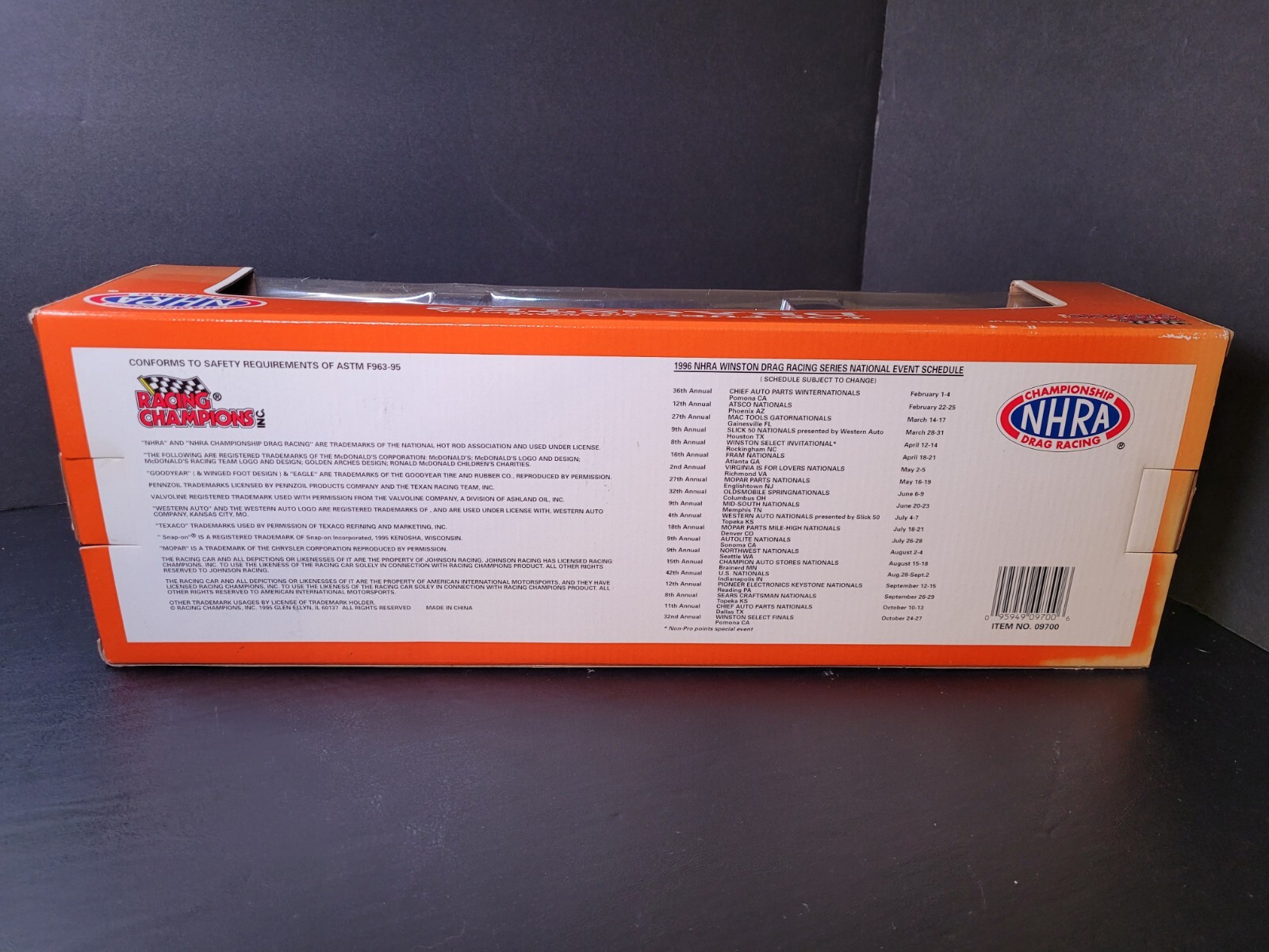 Racing Champions Cory McClenathan McDonalds Top Fuel Dragster 1:24 Scale