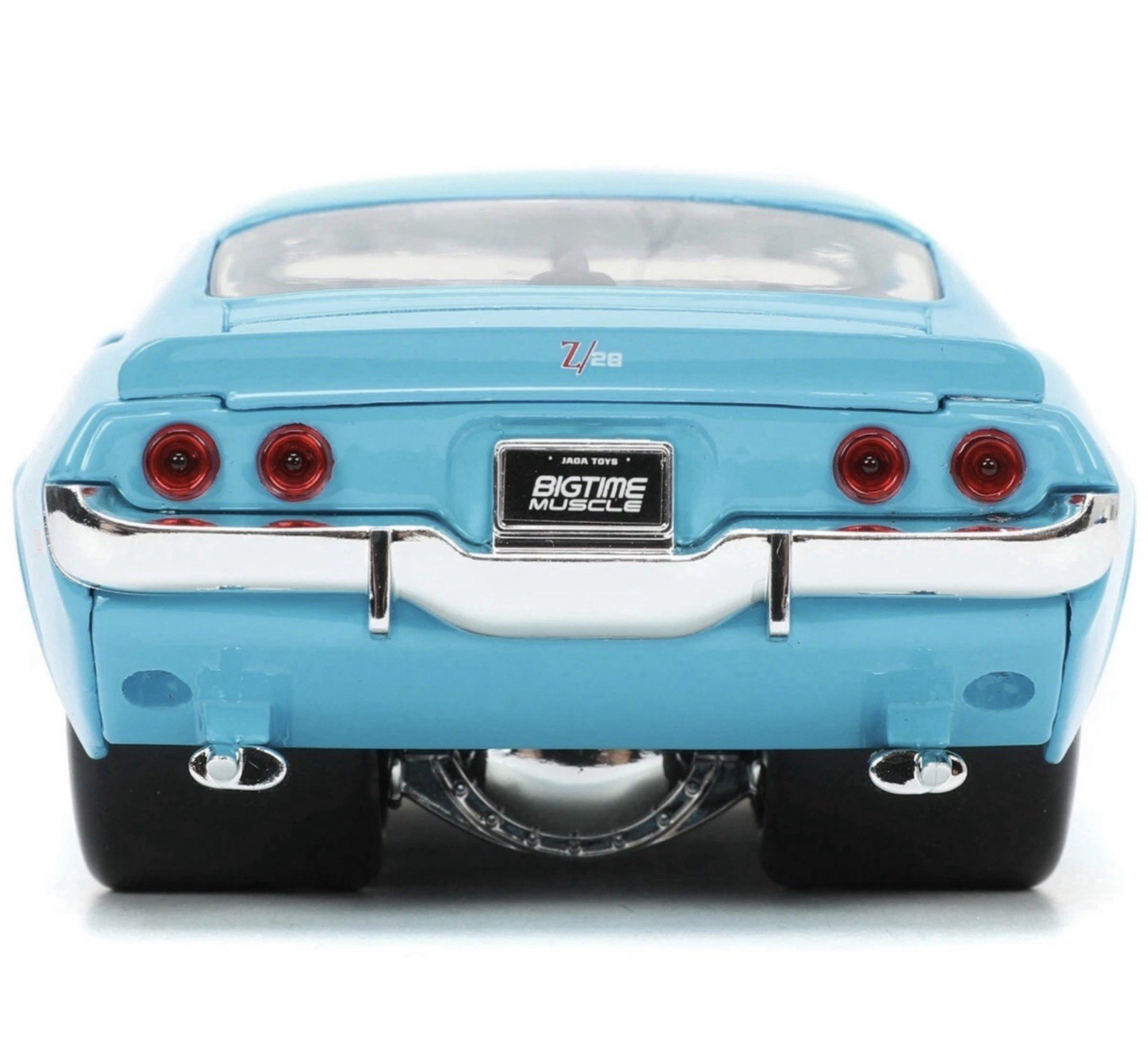 1971 CHEVROLET CAMARO Z/28 LIGHT BLUE 1/24 DIECAST MODEL CAR JADA 34201