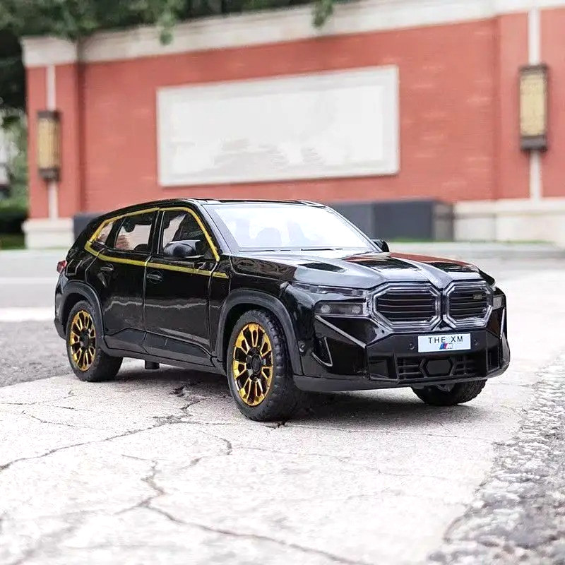 1:24 BMW XM SUV Alloy Diecast Car Sound & Light Toy Gift Collectible Vehicle NEW