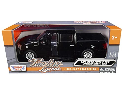 Motor Max 2019 Ford F-150 Limited Crew Cab Pickup Truck, Black 79364BK – 1/27…