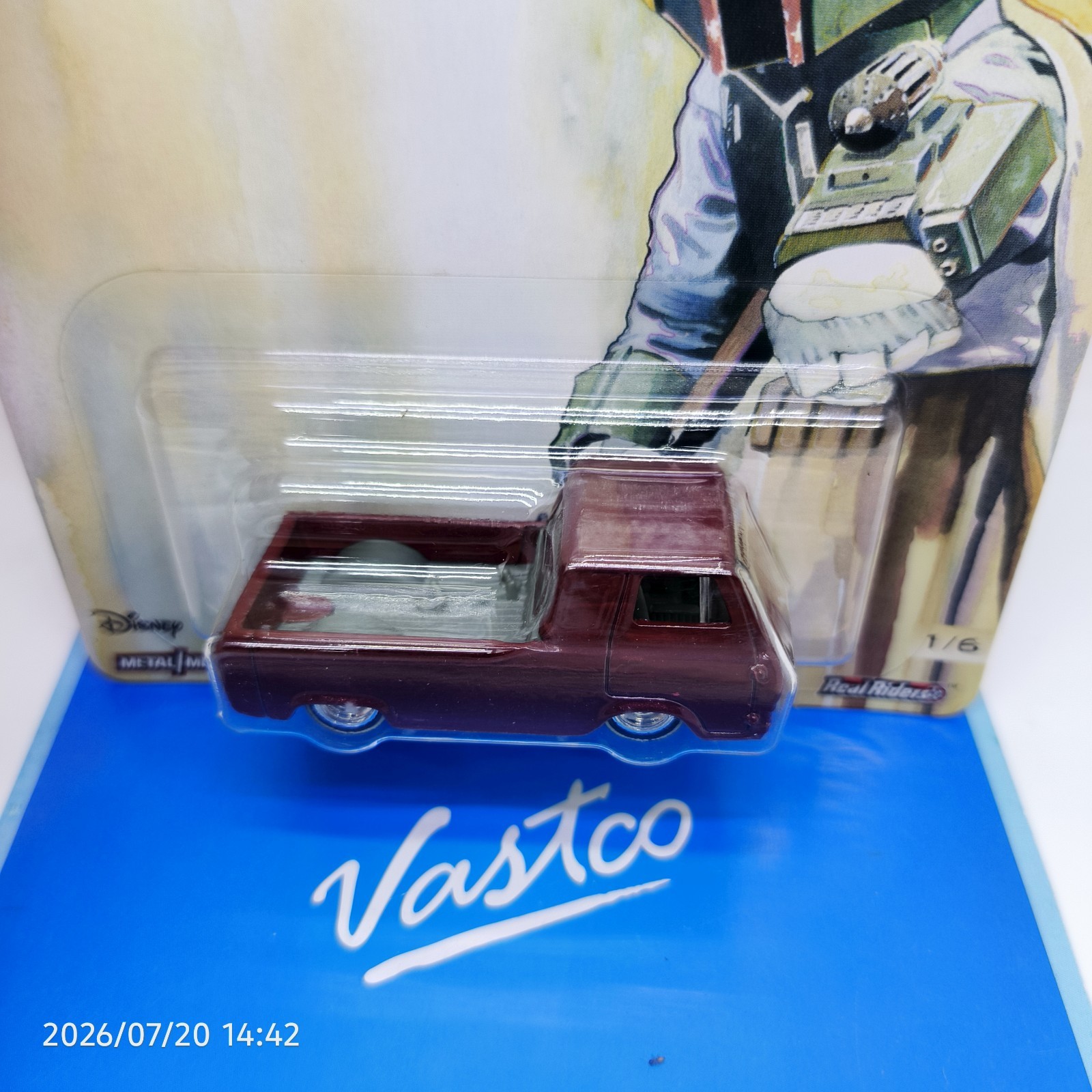 Hot Wheels ERROR NO TAMPO Star Wars 60s Ford Econoline Pickup ”Boba Fett” DWH21