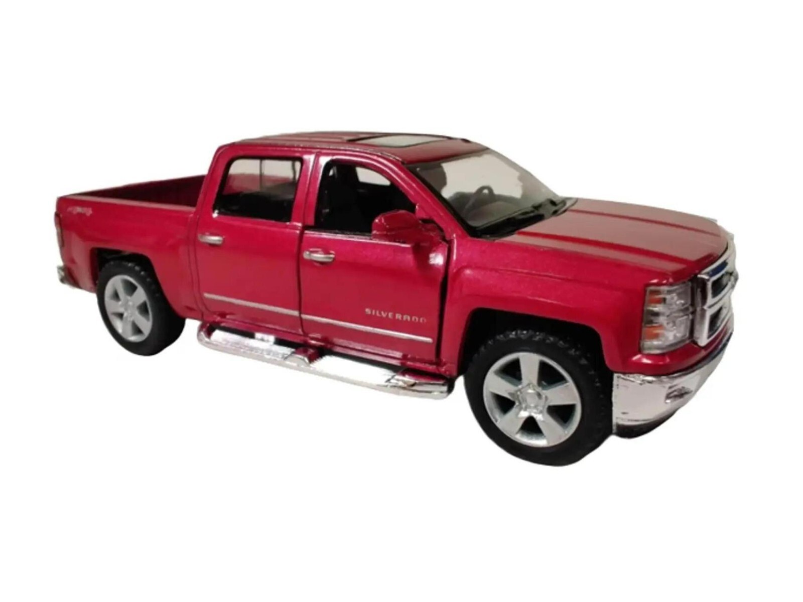 KINSMART 2014 CHEVROLET SILVERADO PICKUP 1:46 SCALE (BURGUNDY)