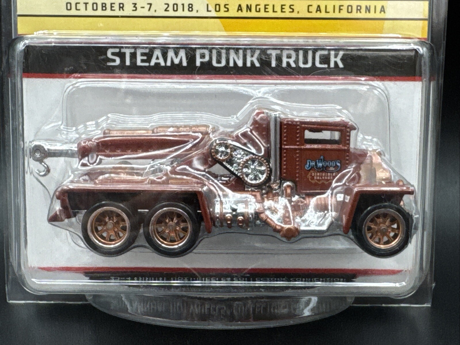 2018 hot wheels BROWN STEAM PUNK TRUCK 32nd Convention Dinner Car 02479/04000