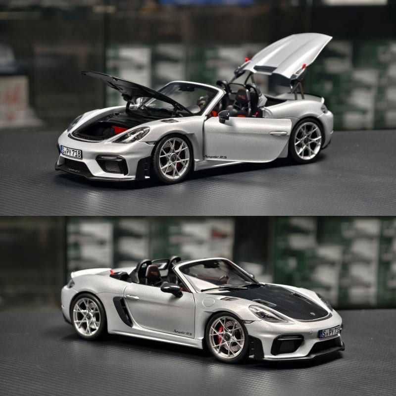 NOREV 1:18 Porsche 718 Spyder RS 2023 Convertible Car Model