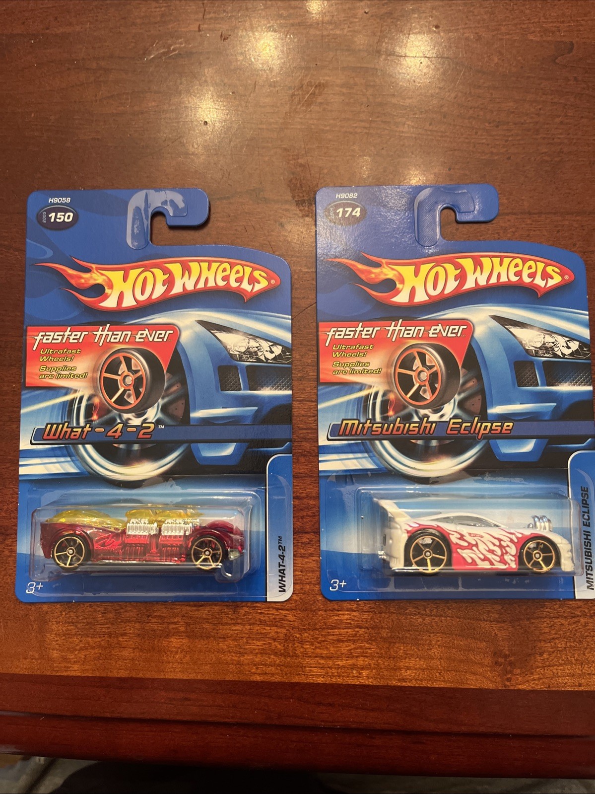 2005 HOT WHEELS FASTER THAN EVER LOT OF 8 VARIOUS CARS FTE NIP FREE SHIPPING