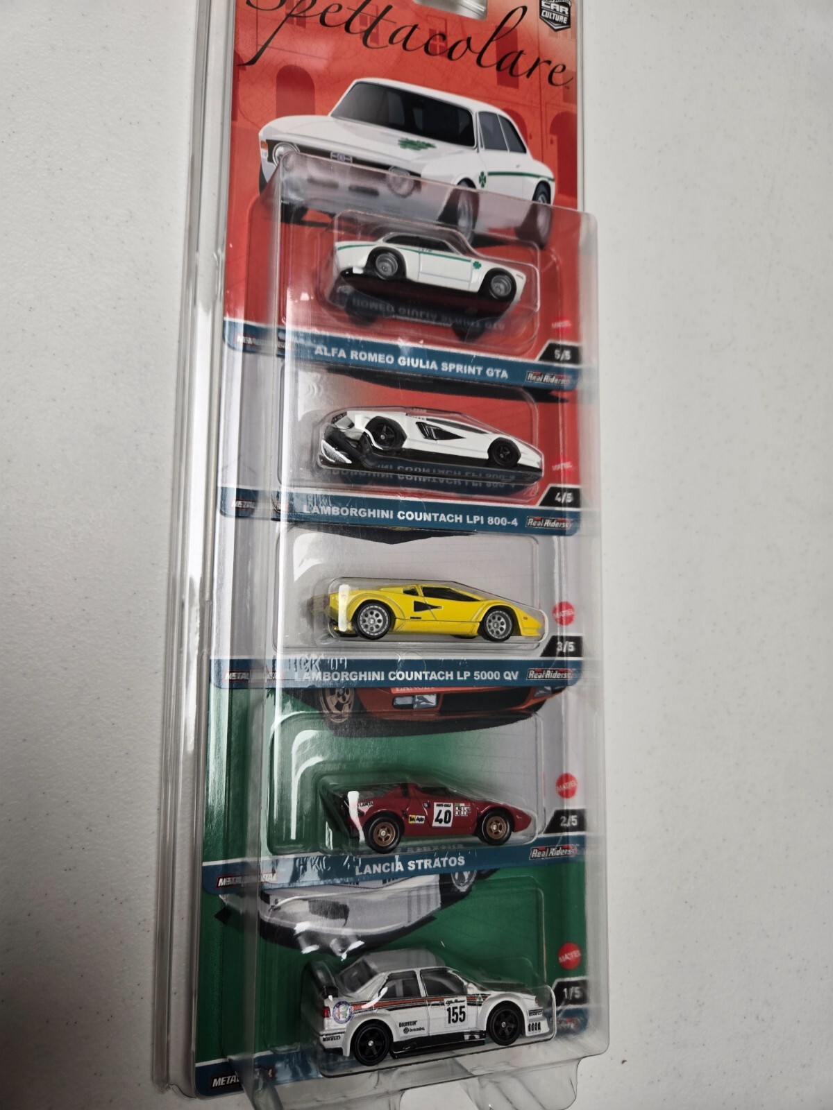 Hot Wheels Premium Collector exclusive car Culture Spettacolare 1/64 Set of 5