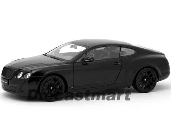 WELLY 1:18 18038 2013 BENTLEY CONTINENTAL SUPERSPORTS COUPE BLACK NEW DIECAST