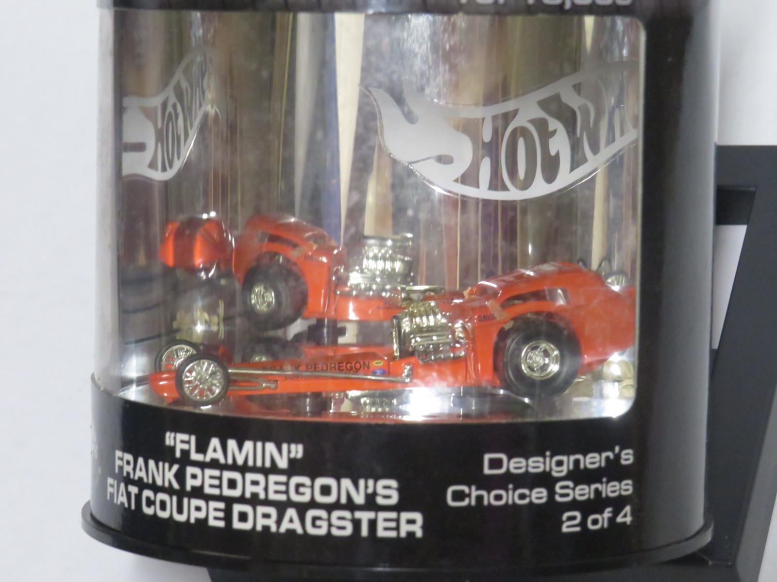 Hot Wheels Oil Can Flamin Frank Pedregon’s Fiat Coupe Dragster LIMITED EDITION