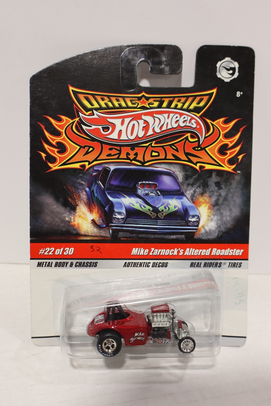 Hot Wheels Drag Strip Demons Mike Zarnock’s Altered Roadster SHELF WEAR READ