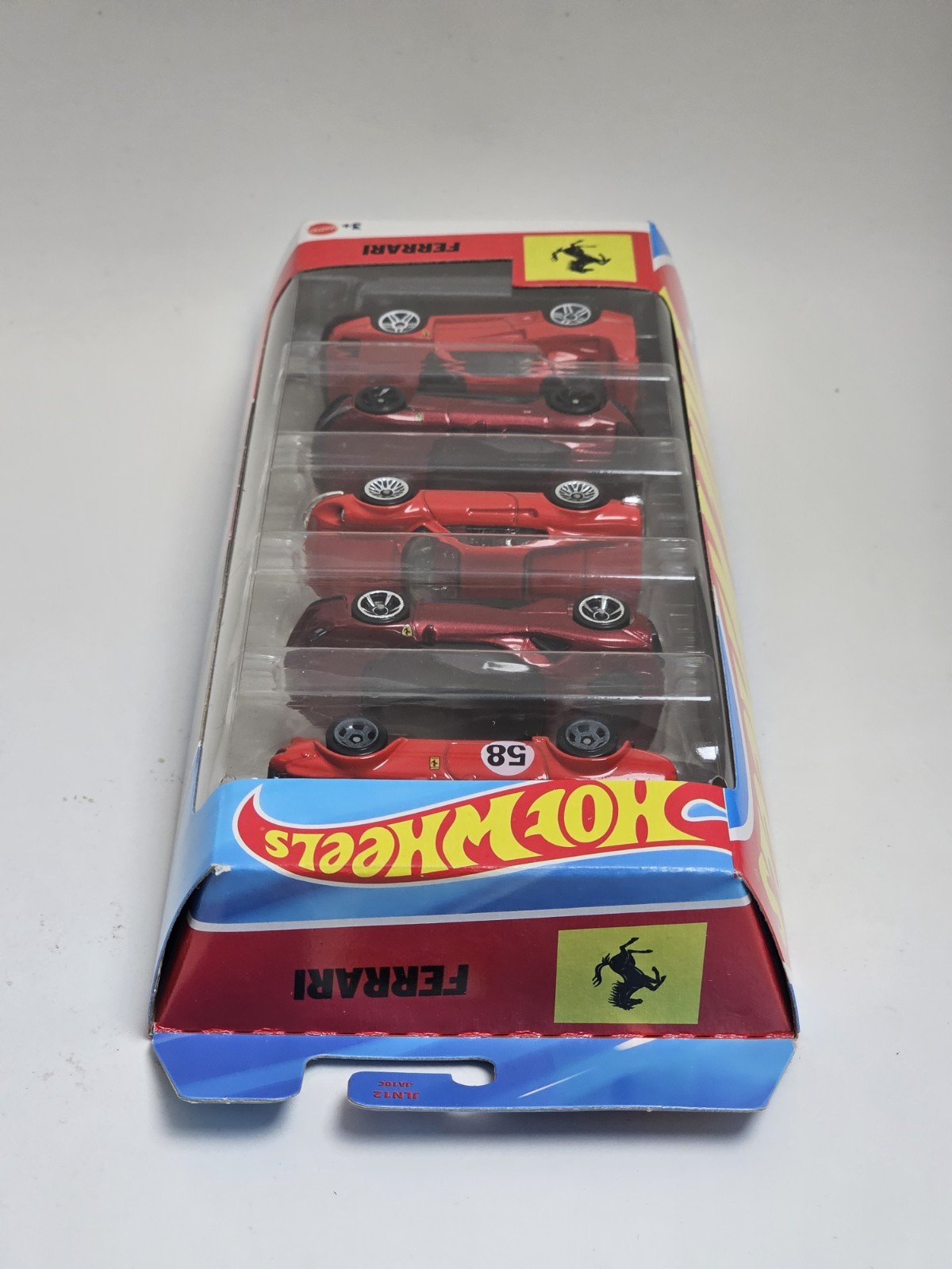 Hot Wheels Ferrari 5-Pack Dino 206 GT SF90 Stradale F40 365 GTB4C 12Cilindri