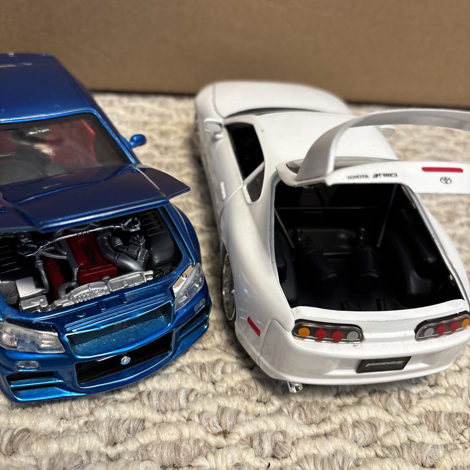 Jada Toys Fast & Furious Lot: Toyota Supra and Nissan GTR Diecast 1:16 Model Car