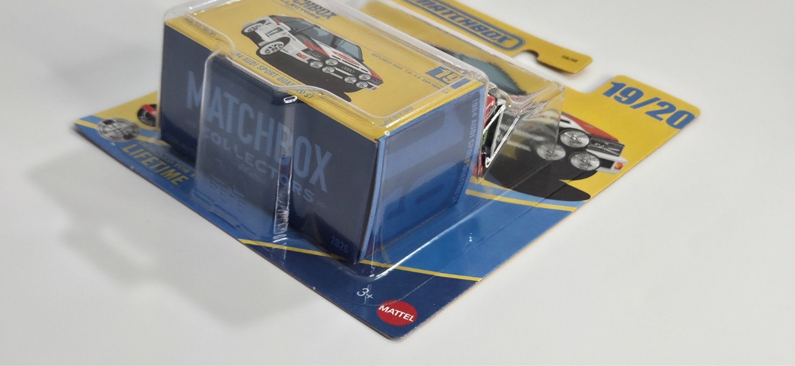 1984 Audi Sport Quattro 19/20 COLLECTORS SERIES Matchbox 2026 JJV93 white