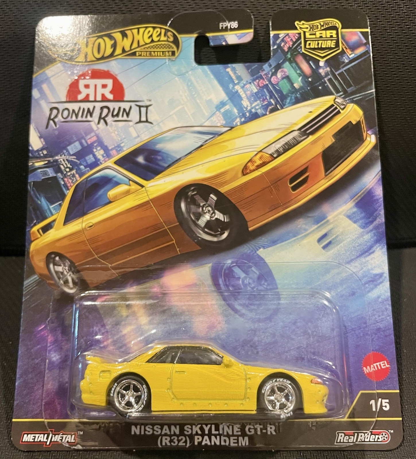 Hot Wheels Premium Ronin Run 2 Nissan Skyline GT-R Pandem CUSTOM Wheels & Tires