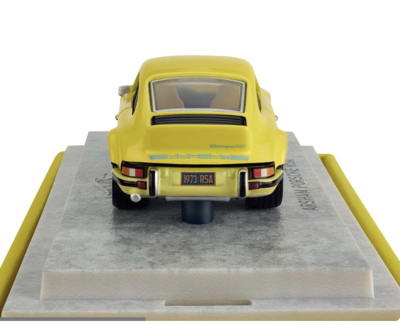 Hot Wheels Daniel Arsham 1973 PORSCHE 911 RSA Yellow 1:64 Mattel Creations JGK64