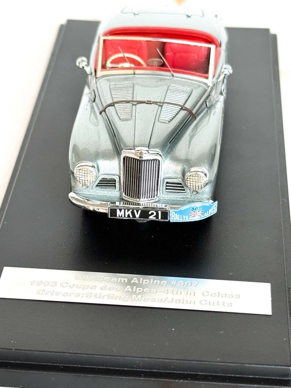 Matrix 1:43 Sunbeam Alpine #507 1953 Coupe des Alpes Stirling Moss MXR41807-021