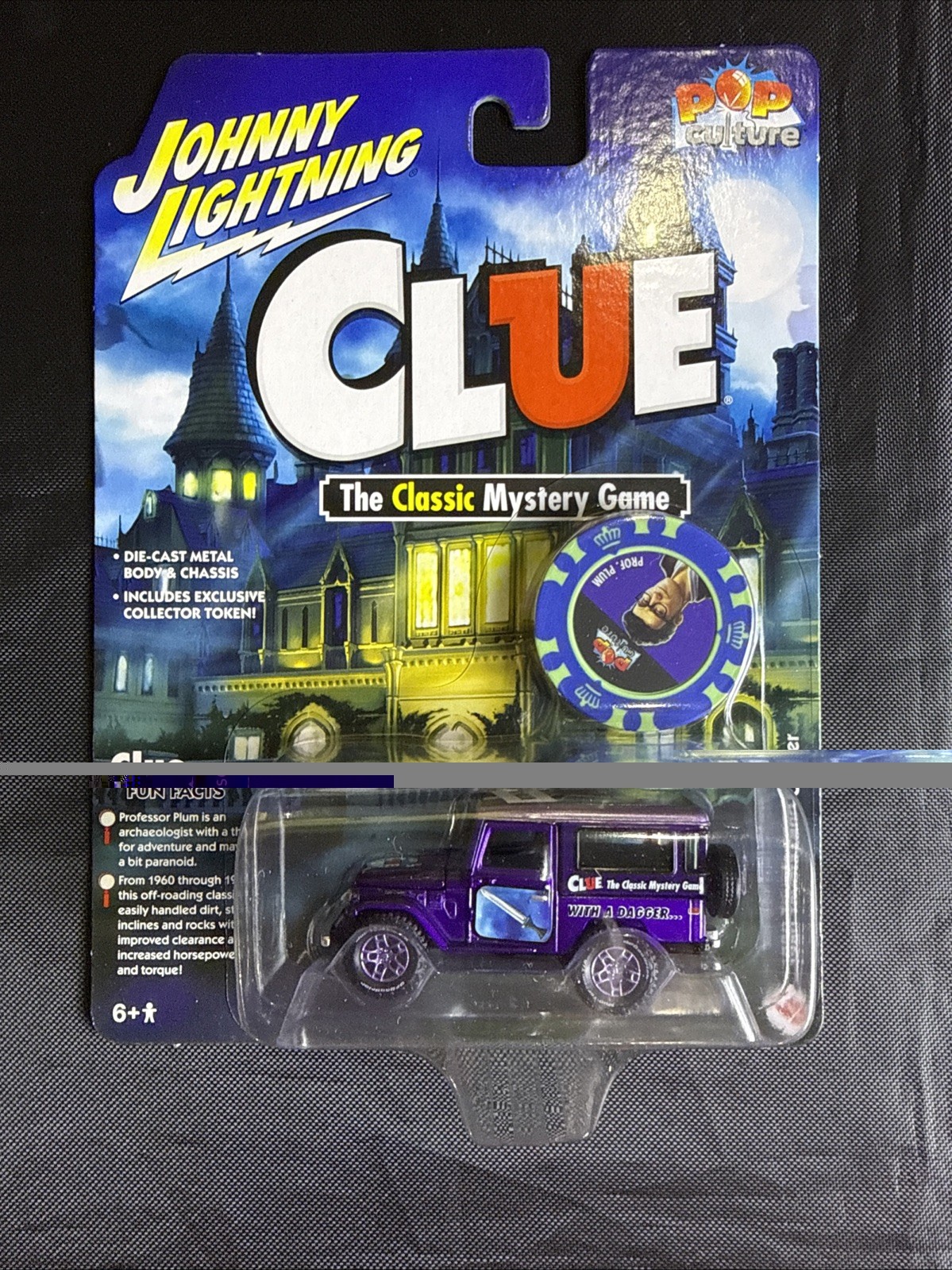 Johnny Lightning Mixed Lot Of 12 Release 1-2-3 Clue, Monopoly Scrabble & Others